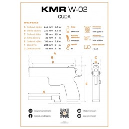 KMR W-02 CUDA cal. 9x19 OR