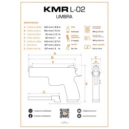 KMR L-02 UMBRA cal. 9x19 OR SR