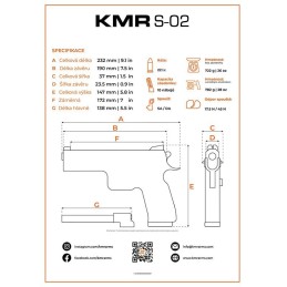 KMR S-02 cal. 22 LR OR SR